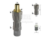 Van chân Piusi bộ lọc đáy Ø20 mm, nghệ thuật: F00612000.