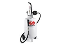 Bộ cấp dầu khí nén có đồng hồ đo lưu lượng Samoa DAC-25/21L, 25 lít, mã: 327020.