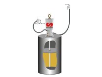 Bộ dụng cụ bơm mỡ bôi trơn nhất quán PumpMaster 6 cho trống Samoa 185kg, art. 429900