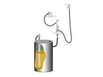 Bộ dụng cụ thoát dầu với máy bơm PM 2, 3:1 gắn tường