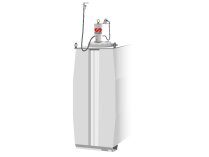 Bộ dụng cụ xả dầu với máy bơm PM 6, 10:1 đến bình chứa
