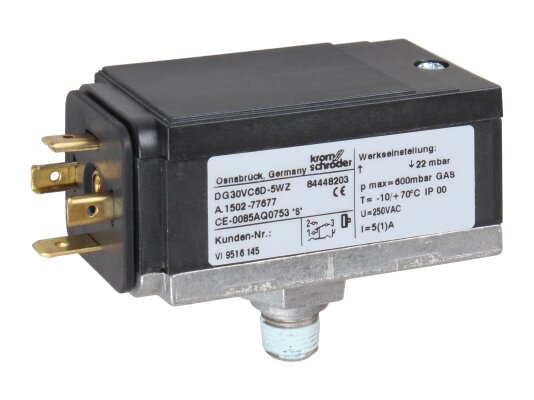 Công tắc áp Kromschroder DG30VC6D-5WZ, mã: 84448203