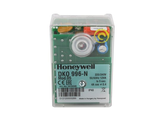 Hệ thống điều khiển đốt Honeywell DKO 996-N Mod.05, nghệ thuật: 0419005