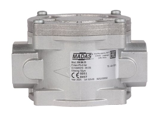 Bộ lọc khí Madas FM DN 25 6 bar, mã: FM040000.