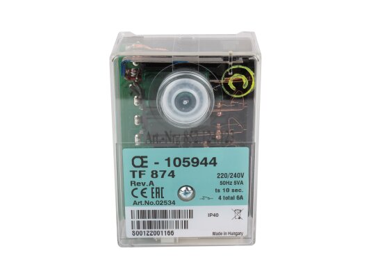 Hệ thống tự động hóa đầu đốt Honeywell TF 874 rev.A
