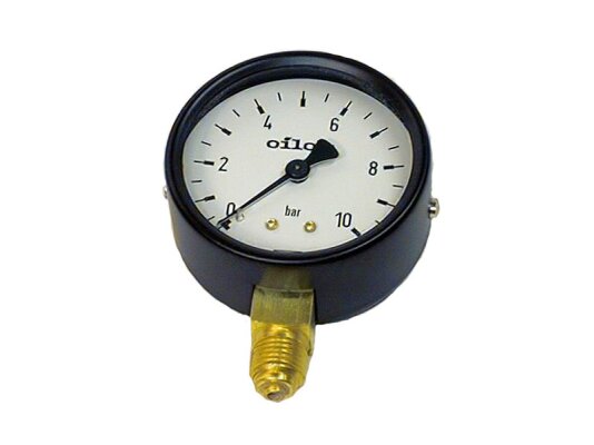 Đồng hồ đo áp suất Oilon 111.12.63, 10 bar, mã: 34021100.