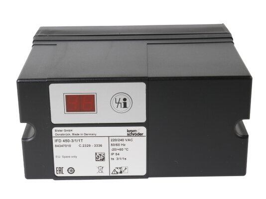Bộ điều khiển đốt Kromschroder IFD 450-3/1/1T, nghệ thuật: 84347010.