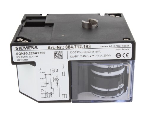 Siemens SQN90.220A2799 Servo Motor