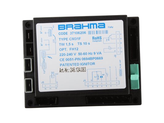 Bộ điều khiển đốt Brahma CM31F, 37106206