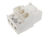 Weishaupt X7-01 Phích cắm 3 chân, art: 716313.